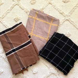Checkered Scarf Bundle